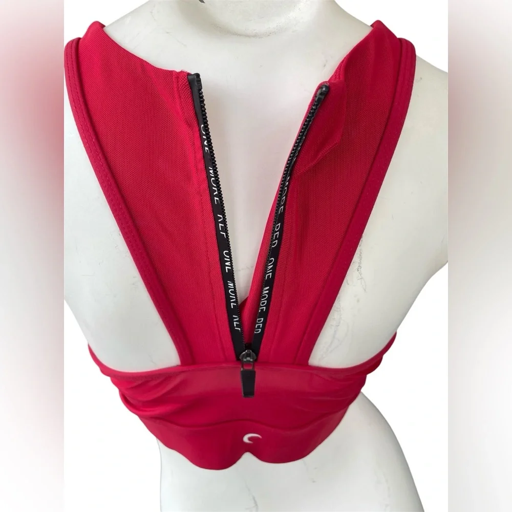 Vibrant Red Sports Bra